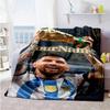 Messi 365 Personalized Name Blanket Lightweight Personalized Blanket Durable Comfort for Nap Office Chair Seaside Office All-Season Use