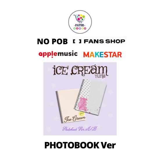 Выберите POB PHOTOBOOK Версия ITZY YUNA Альбом Ice Cream No POB Random