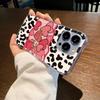 INS Leopard Print Love Phone Case For iPhone 13 15 11 14 12 16 Pro Max 7 Plus 16e XR XS Max SE 2022 Soft TPU Transparent Cover