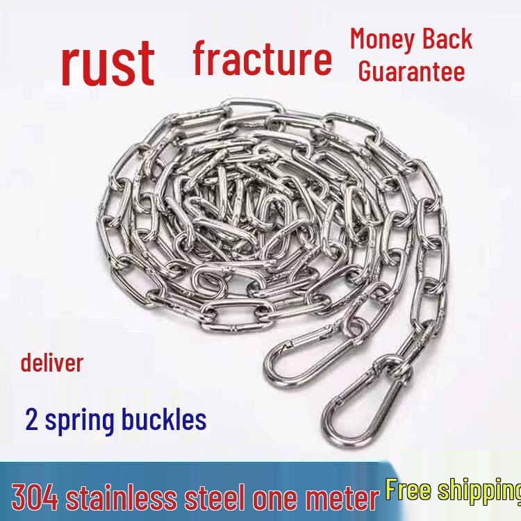 304 Stainless Steel Non-Slip Outdoor Clothesline Chain for Drying Quilts and Clothes
