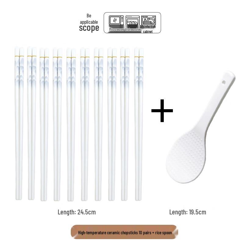 Jingdezhen Ceramic Chopsticks Set - Wanli Jiangshan Design