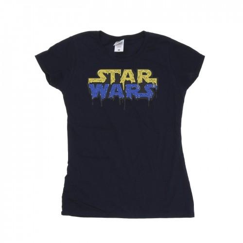 

Star Wars Womens/Ladies Logo Jelly Cotton T-Shirt XXL білий