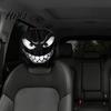Headrest Cover for SUV Funny Car Covers Spooky Pattern Seat Polyester Protector Protector Universal Breathable Stretchy Interior Accessories