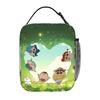 Back To School Season Crayon Shin-chan Portable Food Pouch Love Grassland New Harajuku Design Personalised Leakproof Lunch Bag