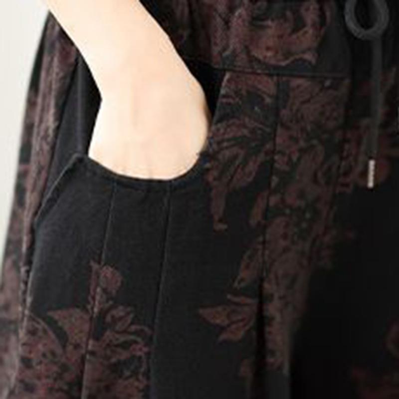 Hose für Damen Elastische Hohe Taille Lange Hose Übergröße Verdickt Dehnbar Vielseitig Lässig Weitbeinjeans