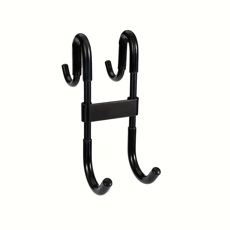 

1pc Hanger for Hanging on Glass Doors, Designed for Towels, Robes, Clothes, And Towels, Featuring Strong Multi-Functional Support чёрный