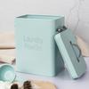 Pet Food Container Washing Powder Barrel Grain Snack Storage Case 3KG Household Laundry Detergent Storage Box with Measuring Cup