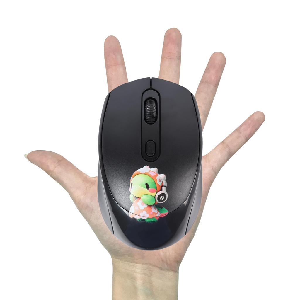 Mouse USB Sem Fio 2.4Ghz, Silencioso, Sem Fio, Compacto, 4 Botões, Ótico, Leve, Portátil, Compatível com PCs, Computadores, Laptops, Windows, Mac,