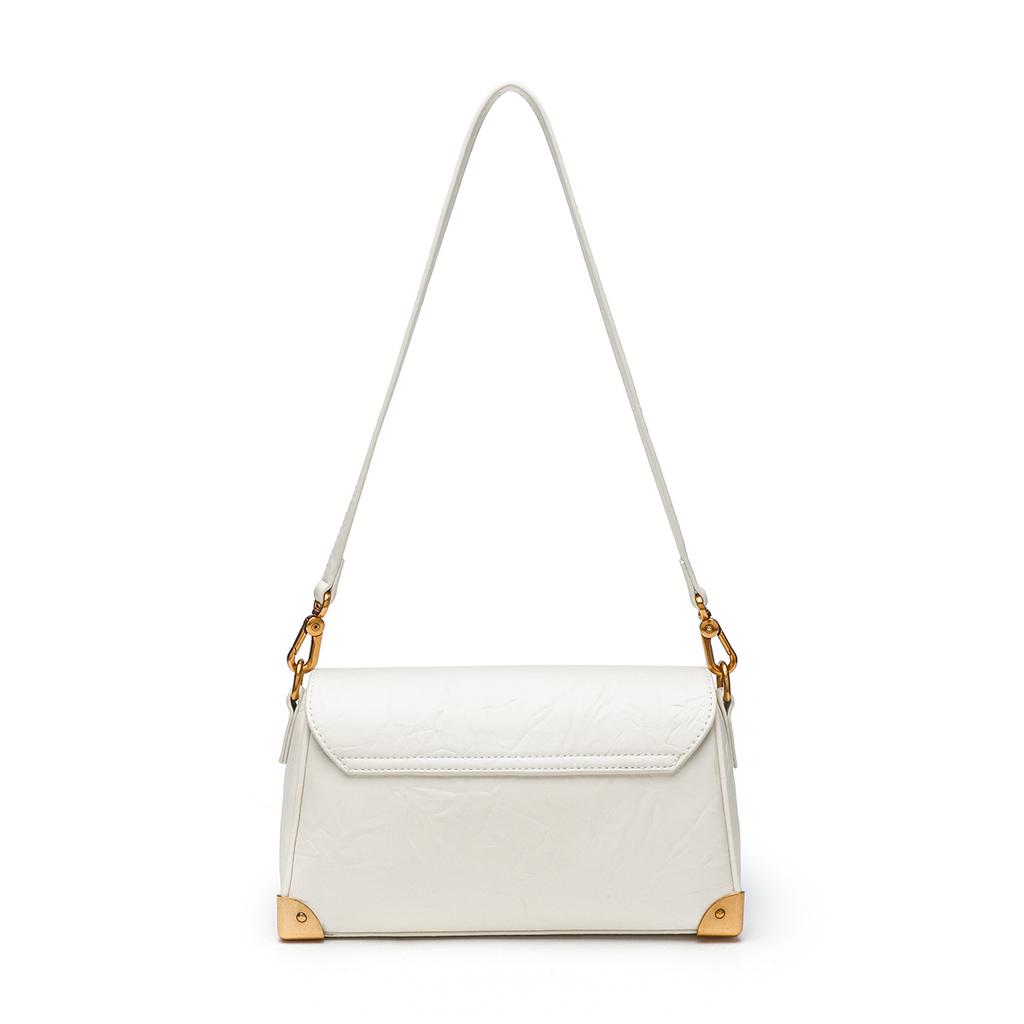 New Disney Mickey Series Polyurethane Shoulder Bag Women's White BMK-71434M