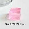 Transparent Glitter Sea Bream Squeeze Toy - Washable, Sticky Stress Relief Ice Cube Toy