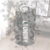 90L Super Large Laundry Basket Oxford Fabric Waterproof Laundry Bag With Handle Dirty Clothes Basket