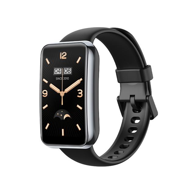 

для Xiaomi Band 7 Pro Силиконовый ремешок Запасной ремешок Браслет для Xiaomi Mi Band 7 pro Наручный ремешок Correa for Mi Band 7 Pro чёрный