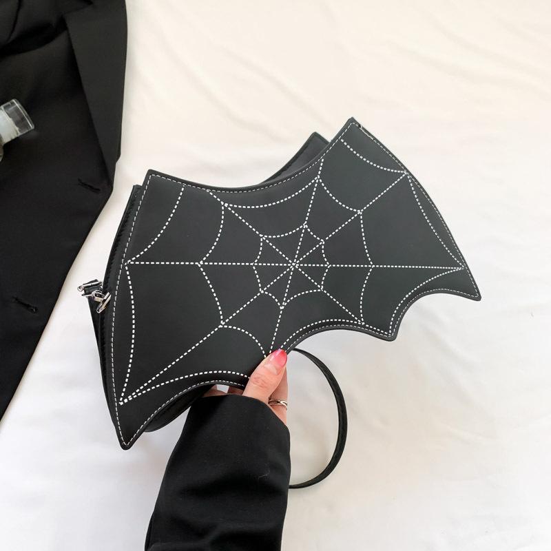 

Funny personality trend shoulder bag autumn new bag women s fashion spider web handbag casual messenger bag