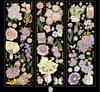 3Pcs/Set 3D Hot Stamping Stickers Four Seasons Flowers Decorative Pvc Stickers Scrapbooking Stick Label Diary Album Stationery