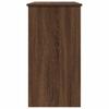 Desk Brown Oak Effect 80 x 40 x 75 cm Engineered Wood