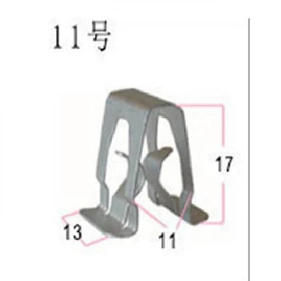 10Pcs Metal Rivets Universal Auto Front Console Dash Dashboard CD Panel Snaps Clips Retainer Metal Clip
