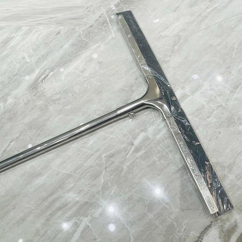 Large Black Rubber Floor Squeegee and Scraper for Commercial and Home Cleaning