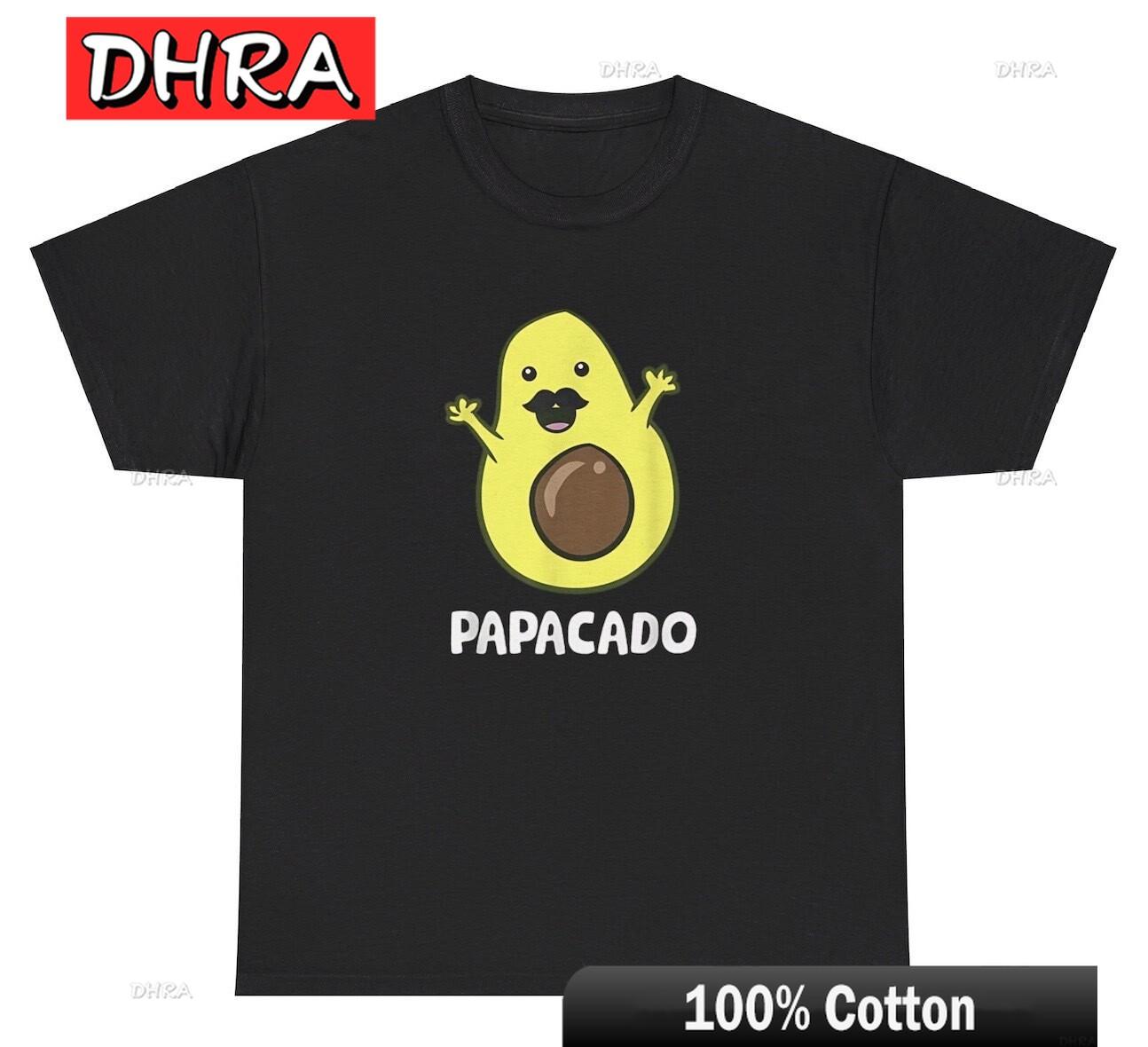 

Papacado Funny Avocado Papa Cool Humor Fathers Day Gift Birthday Tee Bold Y2K Tops Modern Artistic Y2K TShirts Guys TShirt 4XL