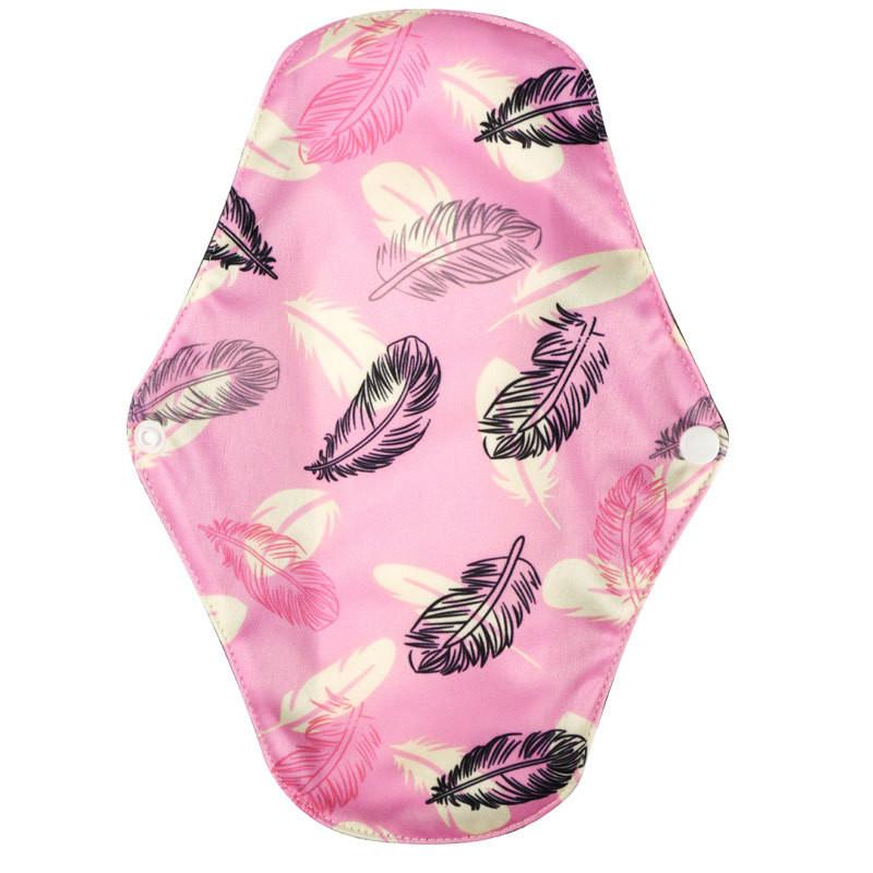 Sanitary Reusable Towels Pads Women Bamboo Cloth Washable Menstrual Safety Pads