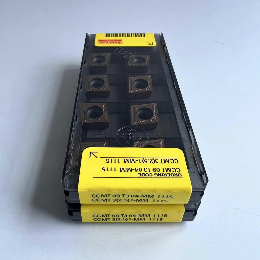 Original Sandvik / CCMT09T304-MM 1115 / CNC lathe carbide blade 10 PCS