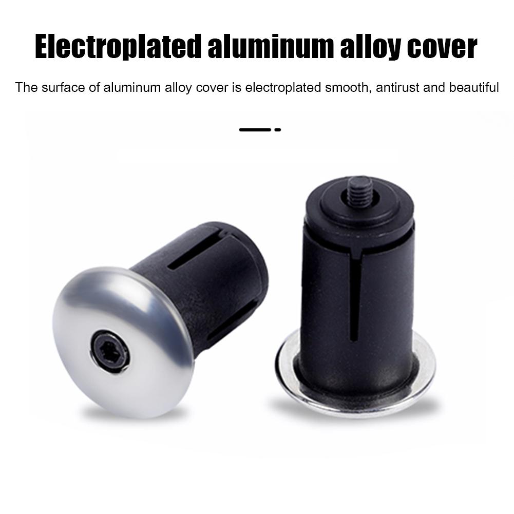 1 Pair Bicycle Bar End Plug Aluminum Alloy MTB Mountain Road Bike Grip Plugs Handlebar End Cap Handlebar Grip Accessories