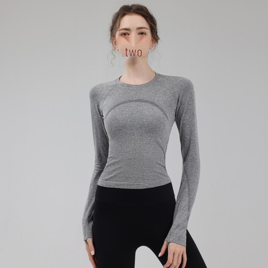 Lulu Yoga Slim-Fit Breathable Long Sleeve Sports Top