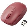 Elecom Wireless Mouse 5 Adjustable Pointer Red M-BL21DBKRD, Buttons, 3-Speed Speed, Antibacterial,