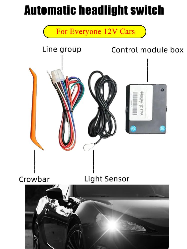 Für Universelles 12V Auto Auto Lichtsensor System Automatische Steuerung Lichtsensor Autos Automatisches Scheinwerfer Auto Lichtsensor