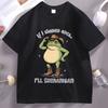 If I Shenan Once Ill Shenanigan TShirt Unisex Women Funny Cowboy Frog T Shirt Unisex High Quality Pullover Tshirt Unisexs Clothes
