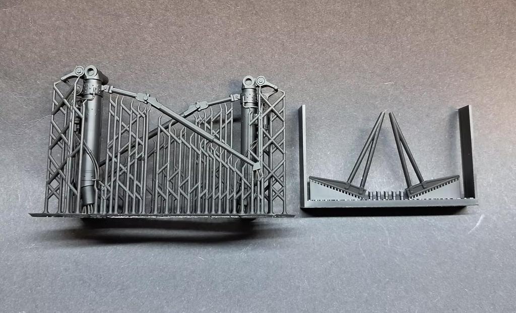 Kopecky Scale Models Flying Fortress Landing Gear Main Landing Gear HK Plastic Model Parts KOM48036 1/48 B-17 (Parked, Unmounted) (For Models)