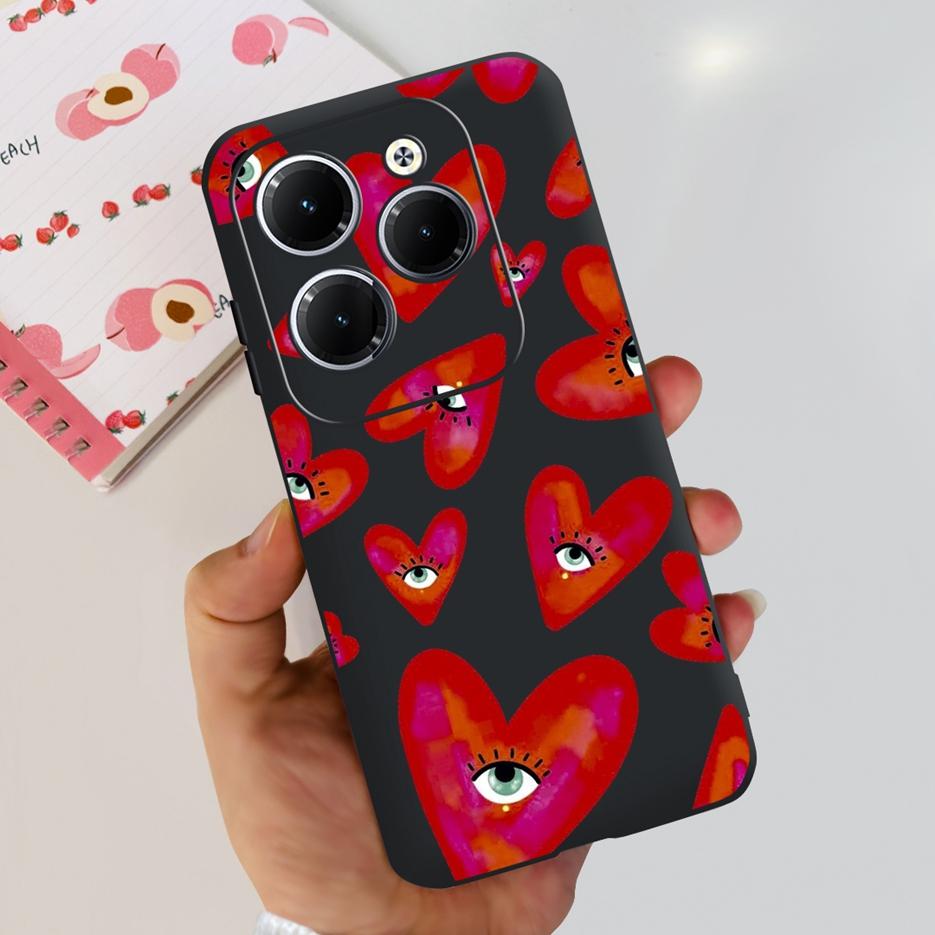 For Infinix Hot 40 Pro Case X6837 Cute Fashion Cover Soft Silicone Phone Case For Infinix Hot 40i Hot40 Pro Hot40i Fundas Bumper
