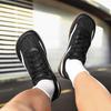 Men Barefoot Casual Flats Women Driving Shoes Unisex Black Wide Head Walking Shoes Couple Yoga Fitness Shoes Large Size