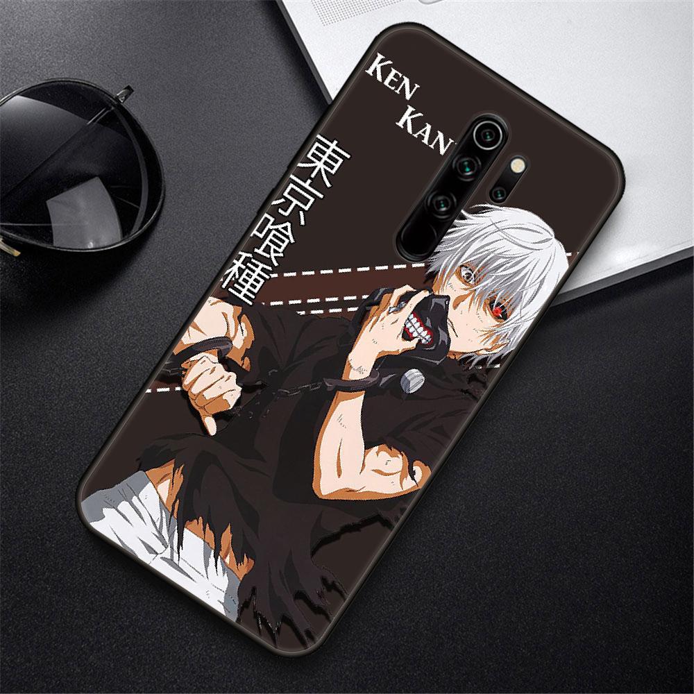 

Чохол для телефону Xiaomi Redmi Note 8 8T 10 9 9S 7 6 Pro xiaomi 9 9A 8 8A 7 6 Black Cover Prime Trend Tokyo Ghoul Kaneki Ken Redmi Note 10 4G