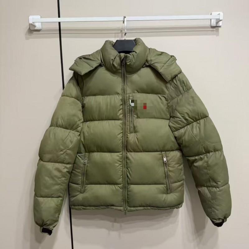 Giacca Imbottita Spessa in Cotone con Cappuccio Rimovibile da Uomo Invernale Antivento Impermeabile Oversize con Zip