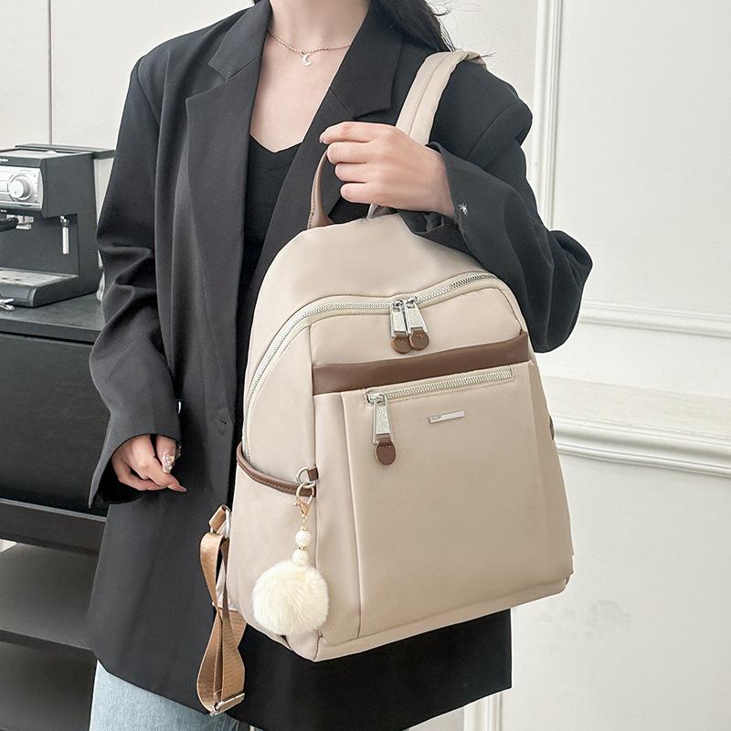 Backpack Women's New Fashion Casual Backpack Versatile Women's Lightweight Anti-splashing Computer Bag Backpack