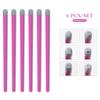 Silicone Head Nail Art Stamping Pen Set Butterfly Floral Design DIY Manicure Transfer Tools