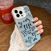 Personalized Text Shockproof Phone 16 Pro Max 15 14 13 12 11 Cover Funda Bumber For iPhone 16E Case