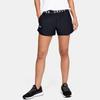 Under Armour Play Up Shorts 3.0 Casual Breathable Training Women Bottoms Black 1344552-001