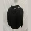 European and American autumn embroidered star print loose men's and women's trendy hoodie