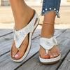 Women's Floral Casual Open-Toe Casual Wedge Shoes for Summer Sandals