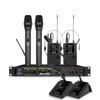 HuiDu HD-806 Professional U-Band Wireless 1-to-6 Microphone System (CN Version)