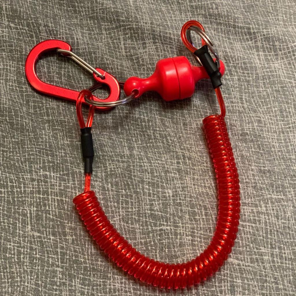 Outdoor-Angeln 1,5m Sicherheitsseil Magnetischer Release-Clip Netzhalter Schnellverschluss Starker Magnetischer Tragbarer Schnallenverschluss