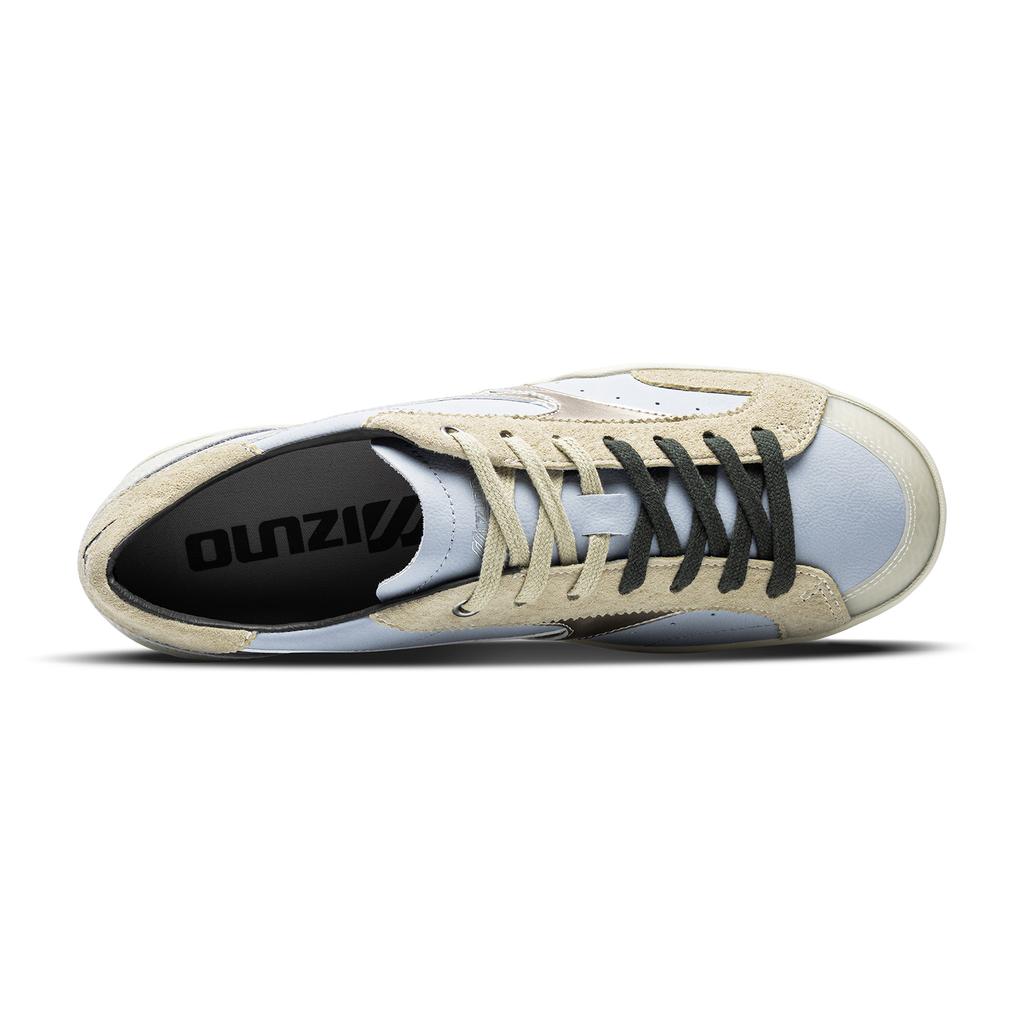 Mizuno Ct Club Retro Casual Versatile Fashion Trend Urban Commuting Comfortable Breathable Low-Top Skate Shoes Unisex Sneaker Light-Blue D1GH261011