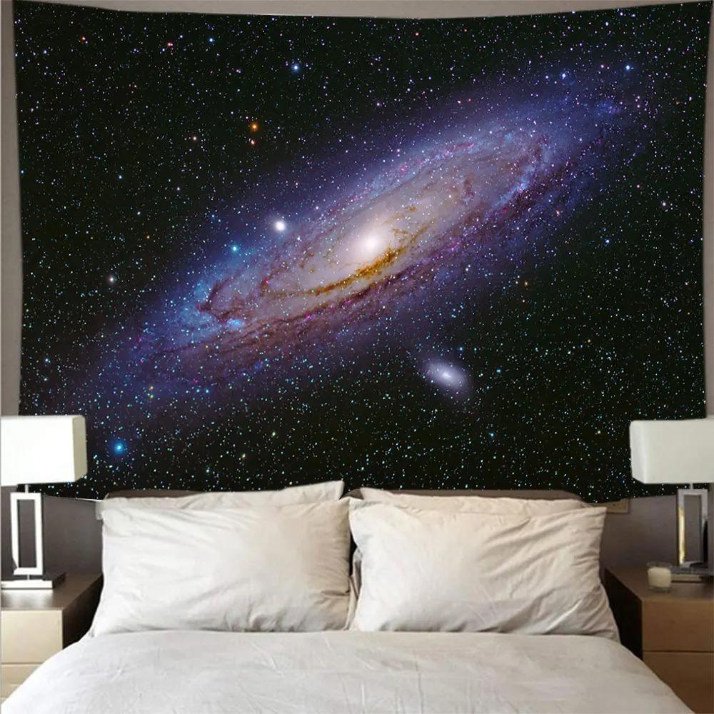 Космическая галактика Молния Узор Подвесной Ткань Спальня Гостиная Гобелен Домашнее — фото 8
