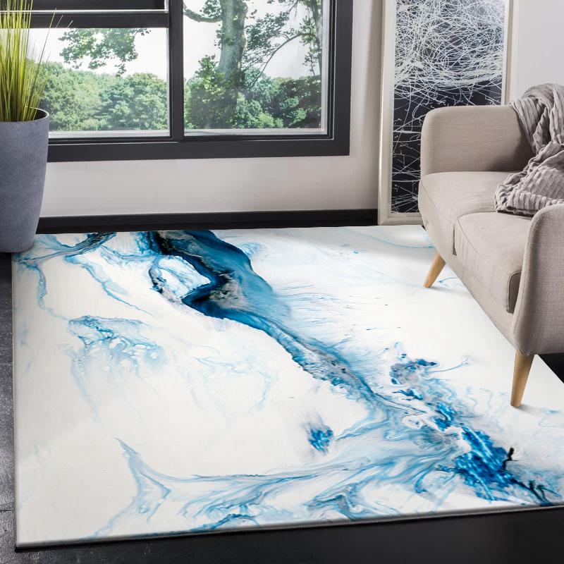 Living Room Carpet Modern and Simple Living Room Coffee Table Mat Carpet Bedroom Bedside Carpet