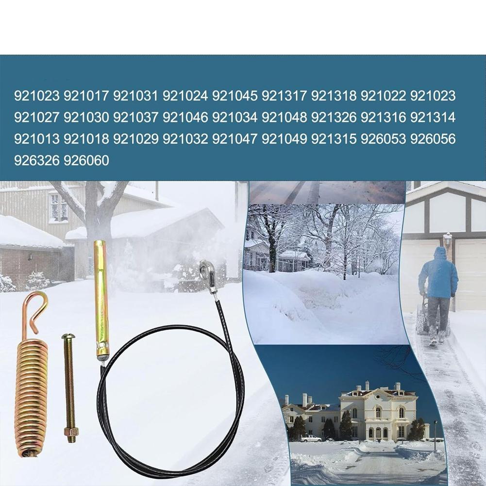 Snow Blower Cable Auger Control Cable Snow Clearing Weather-resistant Construction Length 25.7 Inches For Ariens Snow Blower