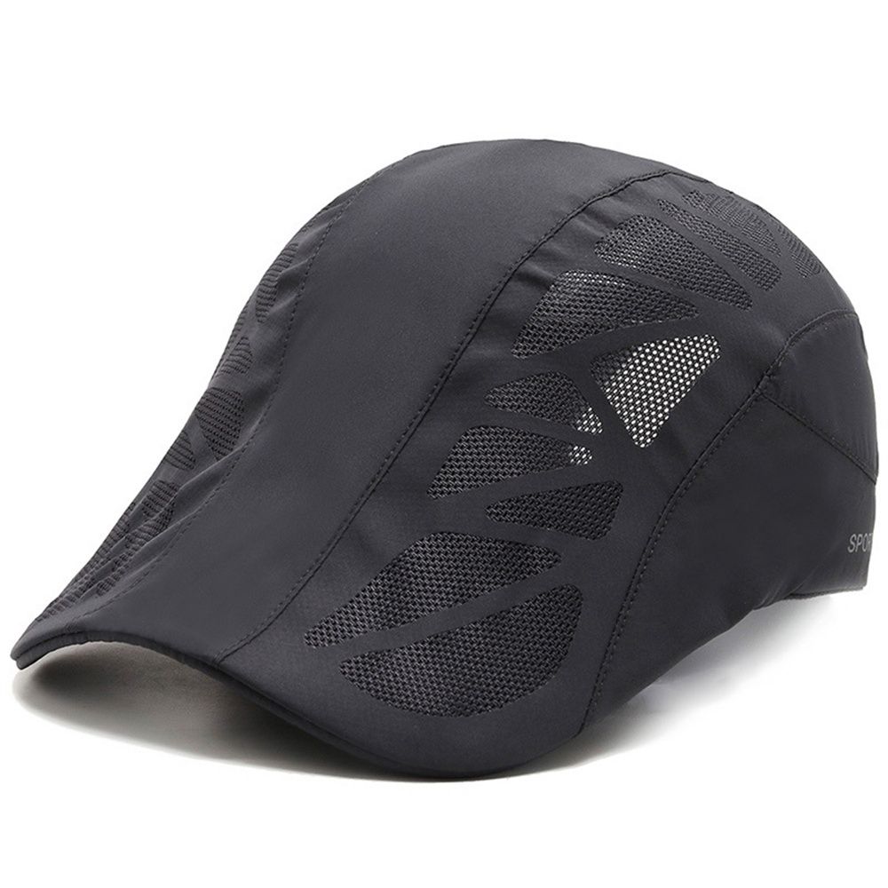 Cycling Adjustable Breathable Casual Tennis Caps Flat Cap Gatsby Hat Mesh Men Caps Beret Hat