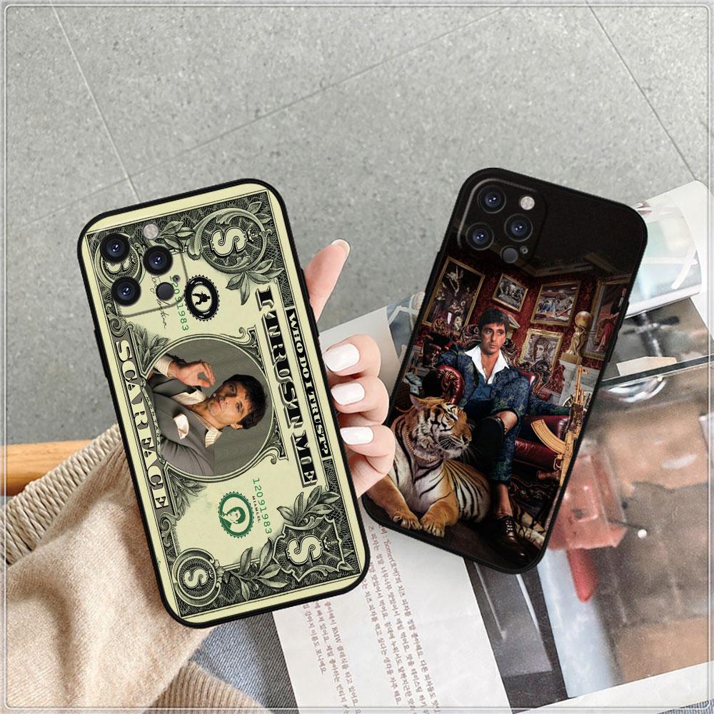 Film Scarface 1983 Phone Case For Apple iPhone 15 14 16 13 12 11 Pro Max Mini 8 7 XS XR SE Soft Silicone Shockproof Back Cover
