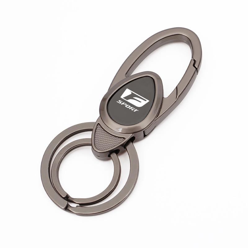 1Pcs Zinc Alloy Car Styling Key Ring Keychain Decor Pendant Tire Valve Cap For Lexus F-SPORT ES RX NX LS UX LX IS300 IS430 RX350 YV6