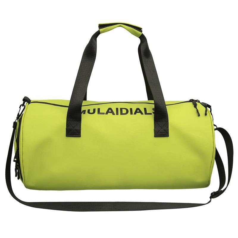 

The same yoga bag for men and women, casual going out, , portable travel bag, wet and dry separation, sports belt, shoe compartment, fitness bag. зелений